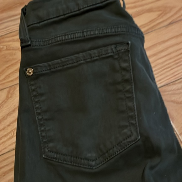 7 for all Mankind Skinny size 24 Green Khaki - Picture 6 of 8